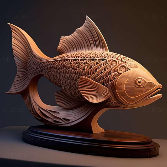 3D модель Тайська риба лабео (STL)